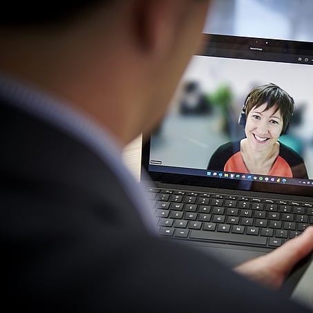 Craig Brown Photographer's image of a zoom meeting on a computer