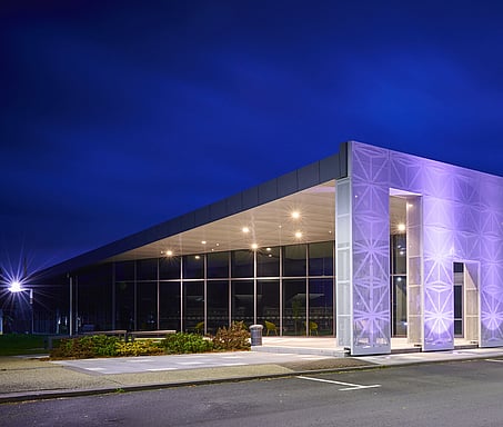 Craig Brown Photographer's image of a building lit up at night