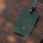 Brand collateral mockup used in a brand identity system