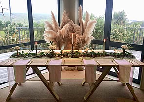 Rustic wooden tables | Tailormade Affair | Wellington and Kapiti | Wedding Planners and Stylists in Wellington