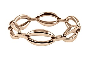 18ct rose gold bracelet, Marc Bendall, Christchurch jewellery designers