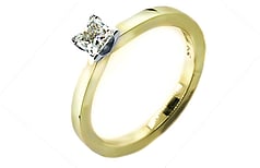 Princess cut diamond ring Marc Bendall Christchurch