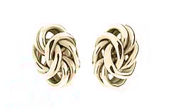 Yellow gold earrings, Marc Bendall, Jewellers, Christchurch