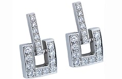 Diamond gold drop earrings,Marc Bendall, Jewellers, Christchurch