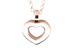 Heart pendants, Rose gold, Marc Bendall, Jewellers, Christchurch