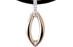 Diamond gold pendants, Marc Bendall, Christchurch jewellers