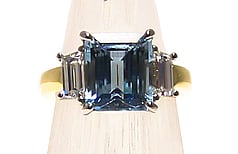 Aquamarine rings, Marc Bendall, Jewellers, christchurch