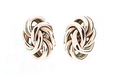 Regal 9ct Rose gold earrings - also available in clip
