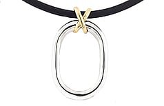 Two tone gold & silver pendants, Marc Bendall, Christchurch Jewellers