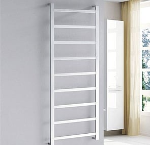 Modern, stylish heated towel rails