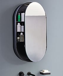 Oval Box mirror - 885 x 500 x 120mm