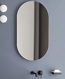 Oval mirror - 900 x 500 x 40mm