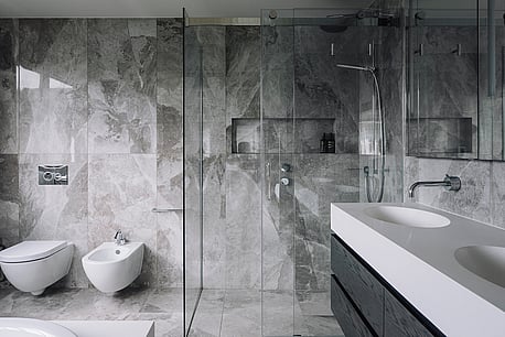 NEUTRAL MINIMALIST - Awarded and featured bathroom, kitchen and powder room, Parnell