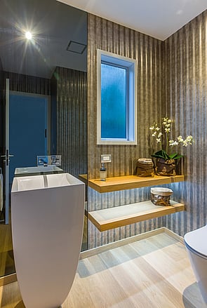 Du Bois Design Powder Room // Photographer Kallan Mac Leod