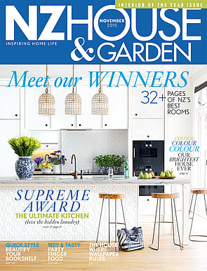 2015 Front cover of NZ House and Garden November Issue