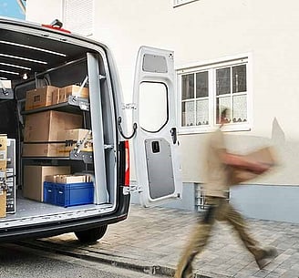 FR5 Van Shelving - Flexible folding van shelving