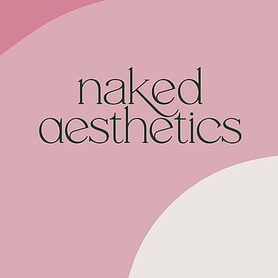  Image of Naked Aesthetics logo. Designed by Creative Box. Waikato, New Zealand. 