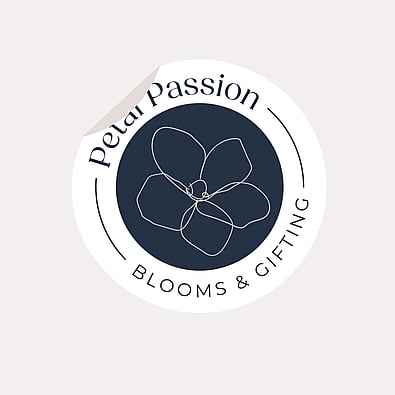  Image of Petal Passion's logo. Designed by Creative Box. Waikato, New Zealand. 