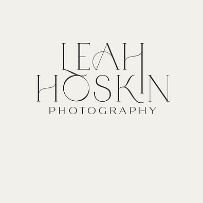  Image of Leah Hoskin Photographer logo. Designed by Creative Box. Waikato, New Zealand. 