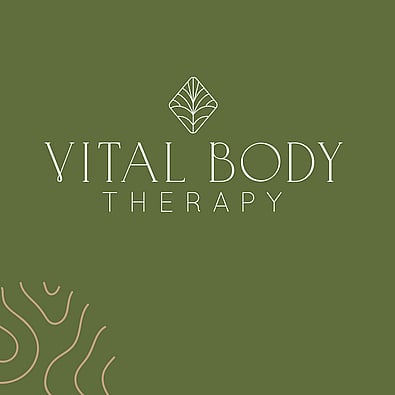  Image of Vital Body Therapy's logo. Designed by Creative Box. Waikato, New Zealand. 