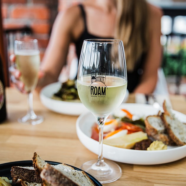 Full branding for Napier cafe, ROAM. Creative Box, Waikato, New Zealand