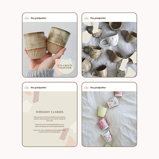 Logo & business cards for Waikato wedding celebrant, Hitched by Holly. New Zealand.