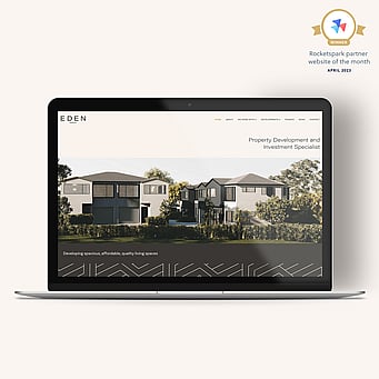 Award winning website for Auckland property developers, Eden Investment Property Group. Creative Box, Waikato, New Zealand