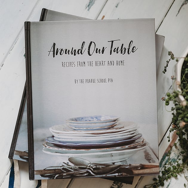 Image of school cookbook, Around Our Table. Creative Box, Waikato, New Zealand