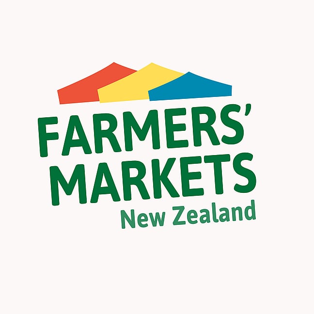 Vibrant new branding for Farmers' Markets New Zealand.