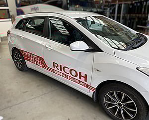 Ricoh vehicle Graphics for right side doors