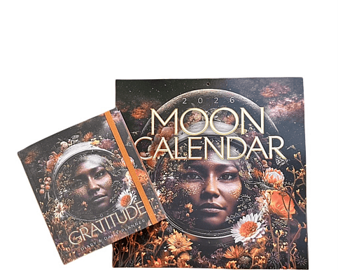 gratitude diary and gratitude moon calendar
