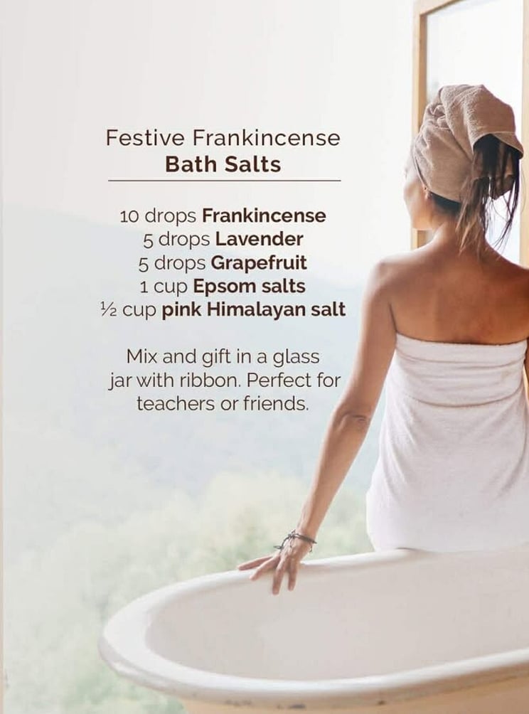 Manuka DIY Recipe for Bath Salts with a women in a bath