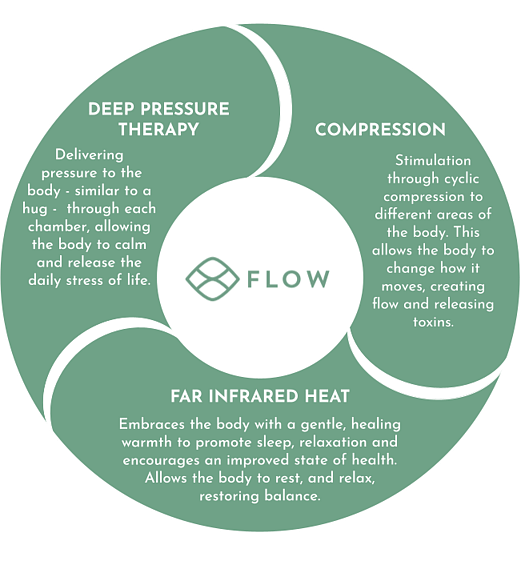 flow chart showing the different flowpresso therapies