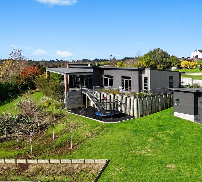 A beautiful home built by About Time Builders. New build on a lifestyle block with a detached granny flat.