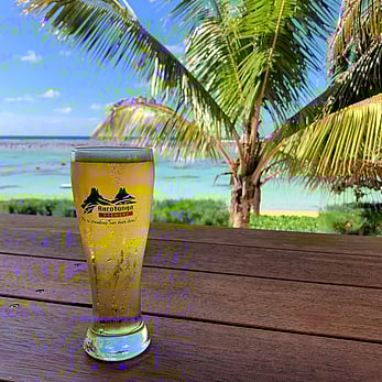Refreshing on a summery afternoon (they're all summery here in Rarotonga)
