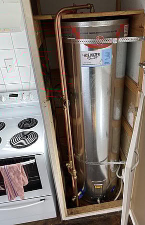 Mains Pressure Hot Water Cylinder Upgrade. Clean copper pipework by The Hot Water Doctor