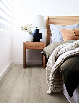 Light coloured Laminate flooring