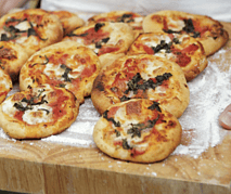Mini Herb & Cheese Pizzas