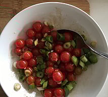 Fried Cherry Tomatoes