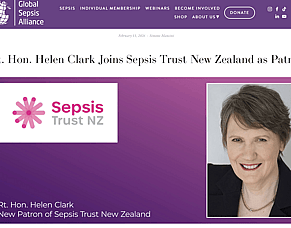 Global Sepsis Alliance announces Helen Clark appointment