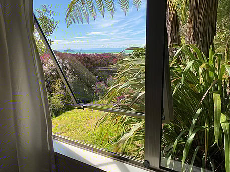 View from bedroom window