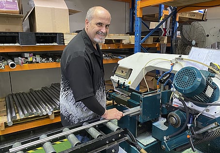 FOUNDER AND CEO - ANTONIO DANIELI - Our workshop on the North Shore in Rosedale, Auckland