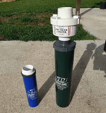 Two different sizes of petro-plug