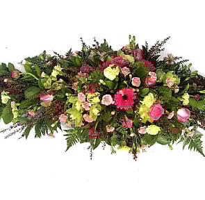 Colorful Reflections Casket Spray