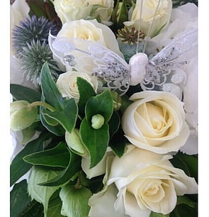 White Butterfly Bouquet
