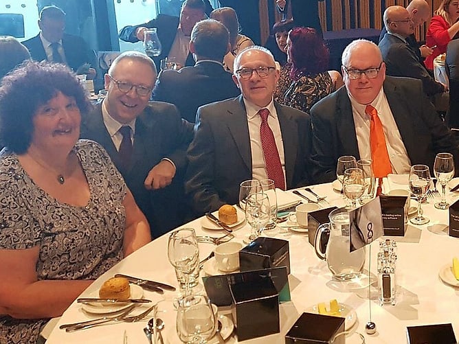 Monica Anderton, Gary Scott, John Royal and David Kelly.