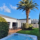View from spa pool area of 14 Cologne Street looking towards backyard