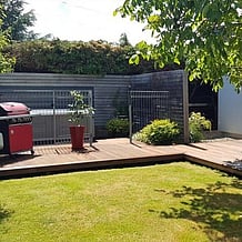 Spa pool area in the backyard