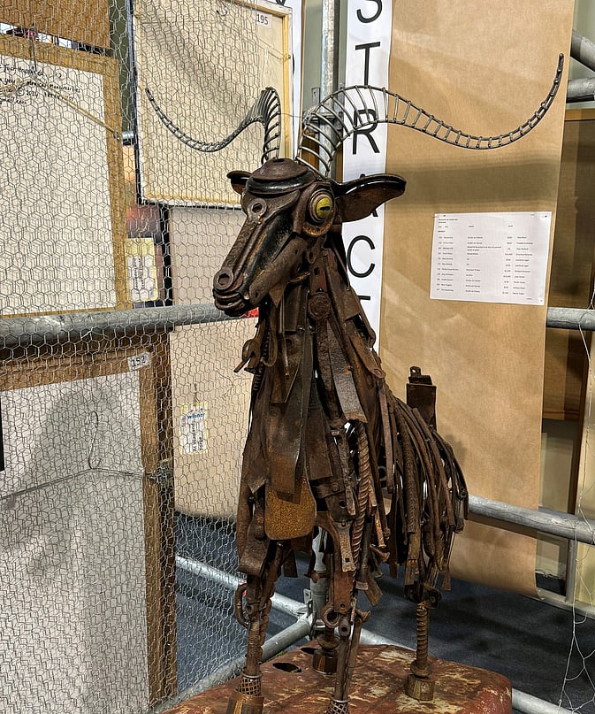 Waimarino Art Awards | Winner, The Junk Goat, James Cannon