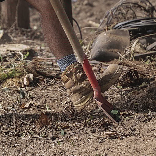 Site preparation in preparation for a deck installation by Ultrascape in Rotorua